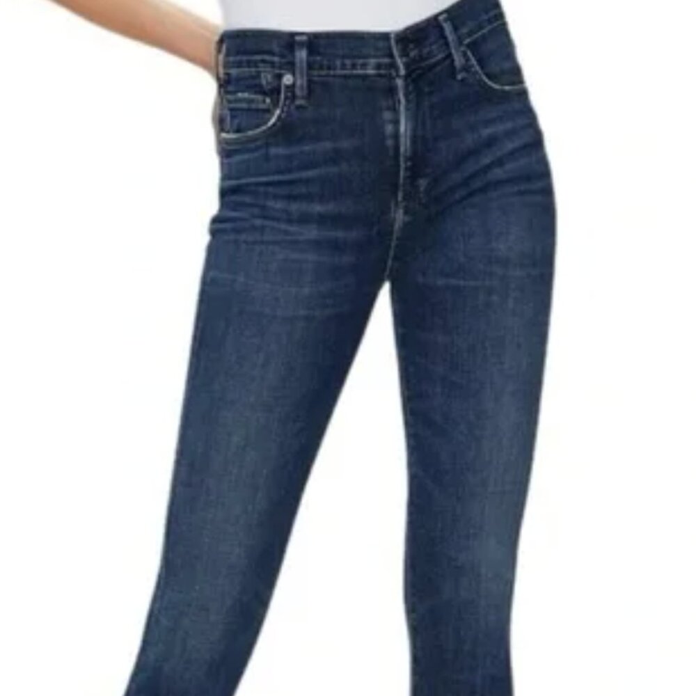 Citizens Of Humanity Rocket High Rise Blue Skinny Jeans